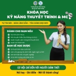 THÔNG BÁO TỔ CHỨC KHÓA HỌC KỸ NĂNG THUYẾT TRÌNH & MC Khoa Xã hội học – Truyền thông, Trường Đại học Bình Dương