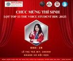 HÃY GẮNG HẾT MÌNH TẠI CHUNG KẾT 1, THE VOICE STUDENTS BDU - TRÀ MY NHÉ!