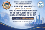 SINH HOẠT KHOA HỌC
