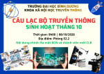 RA MẮT BAN CHỦ NHIỆM CLB TRUYỀN THÔNG KHOA XÃ HỘI HỌC TRUYỀN THÔNG (BDU)