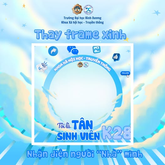CÔNG BỐ KHUNG NHẬN DIỆN CHÀO ĐÓN TÂN SINH VIÊN K28