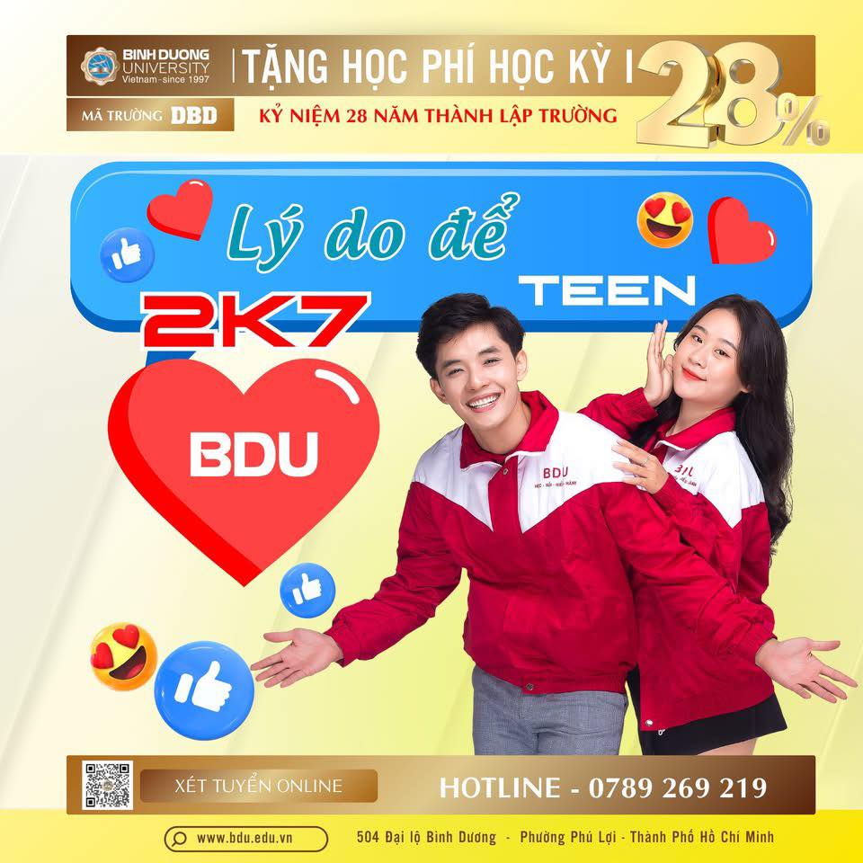 KHÁM PHÁ LÝ DO NHẬP HỌC BDU