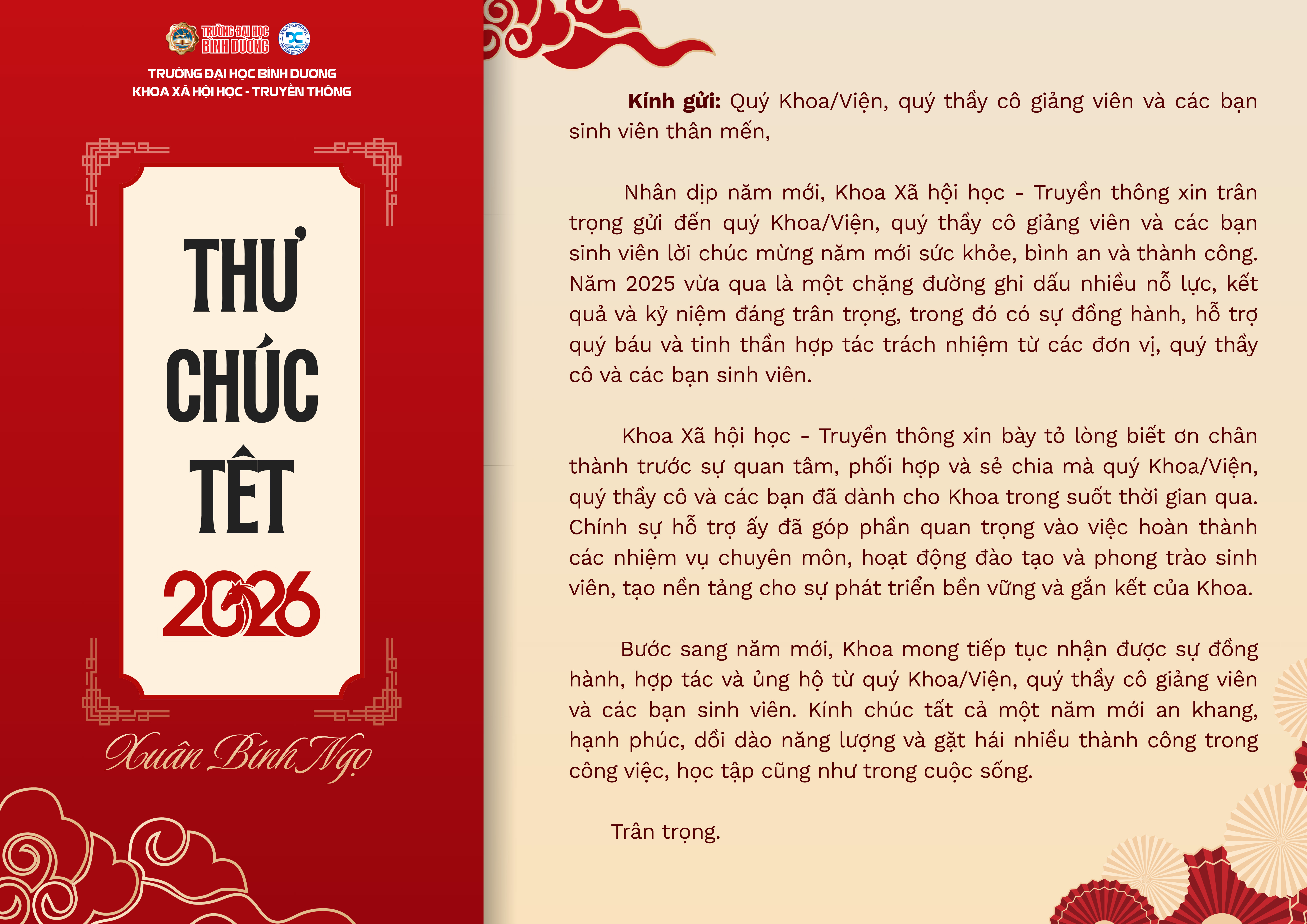 CHÚC MỪNG NĂM MỚI 2026 – XUÂN BÍNH NGỌ