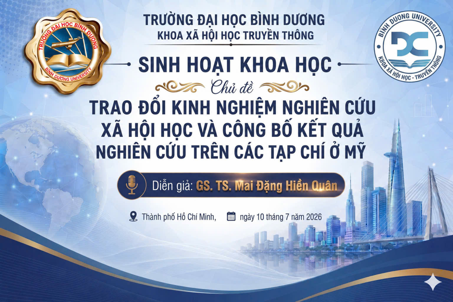 SINH HOẠT KHOA HỌC